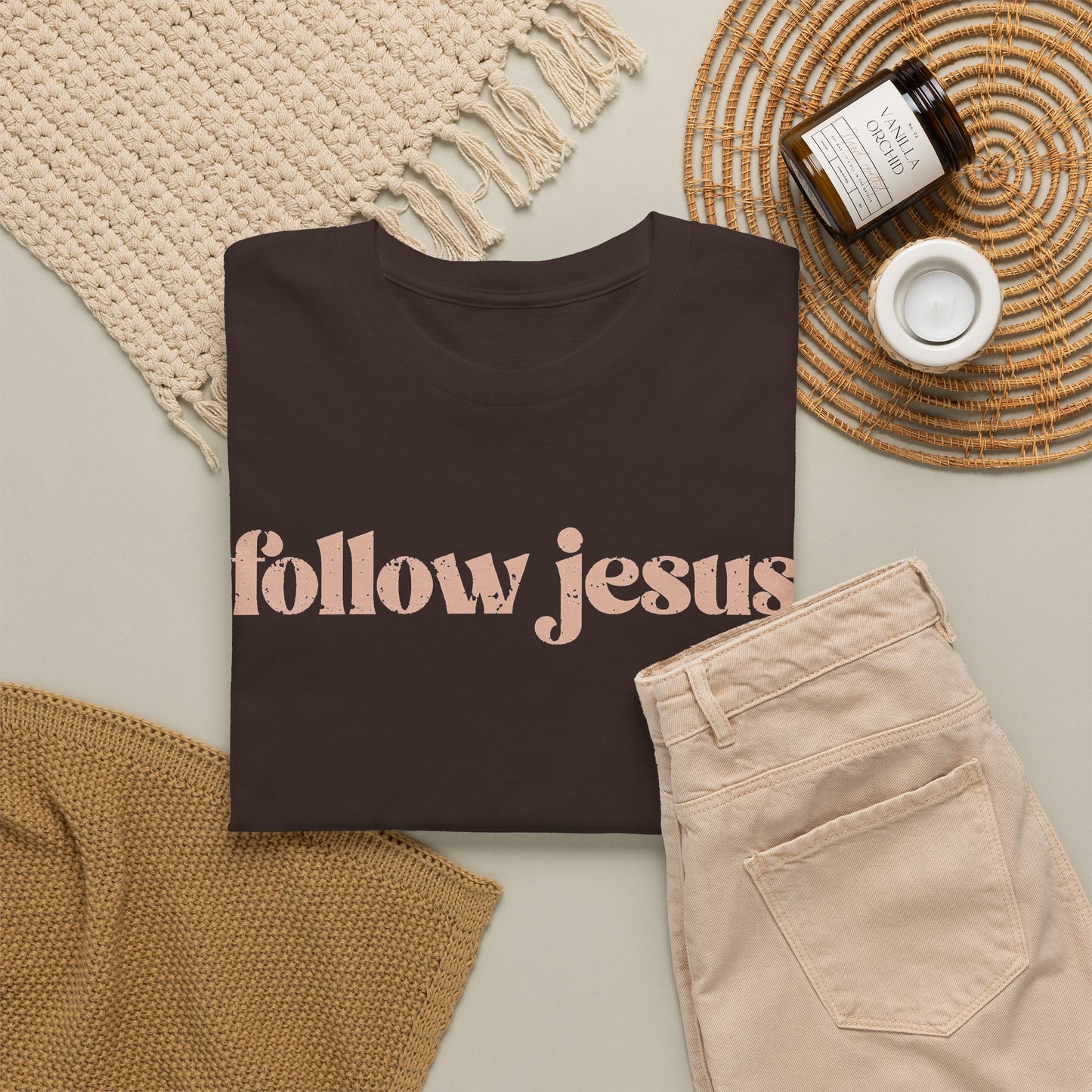 Follow Jesus Unisex  Cotton Tee