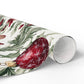Cranberry Ribbons Wrapping Paper