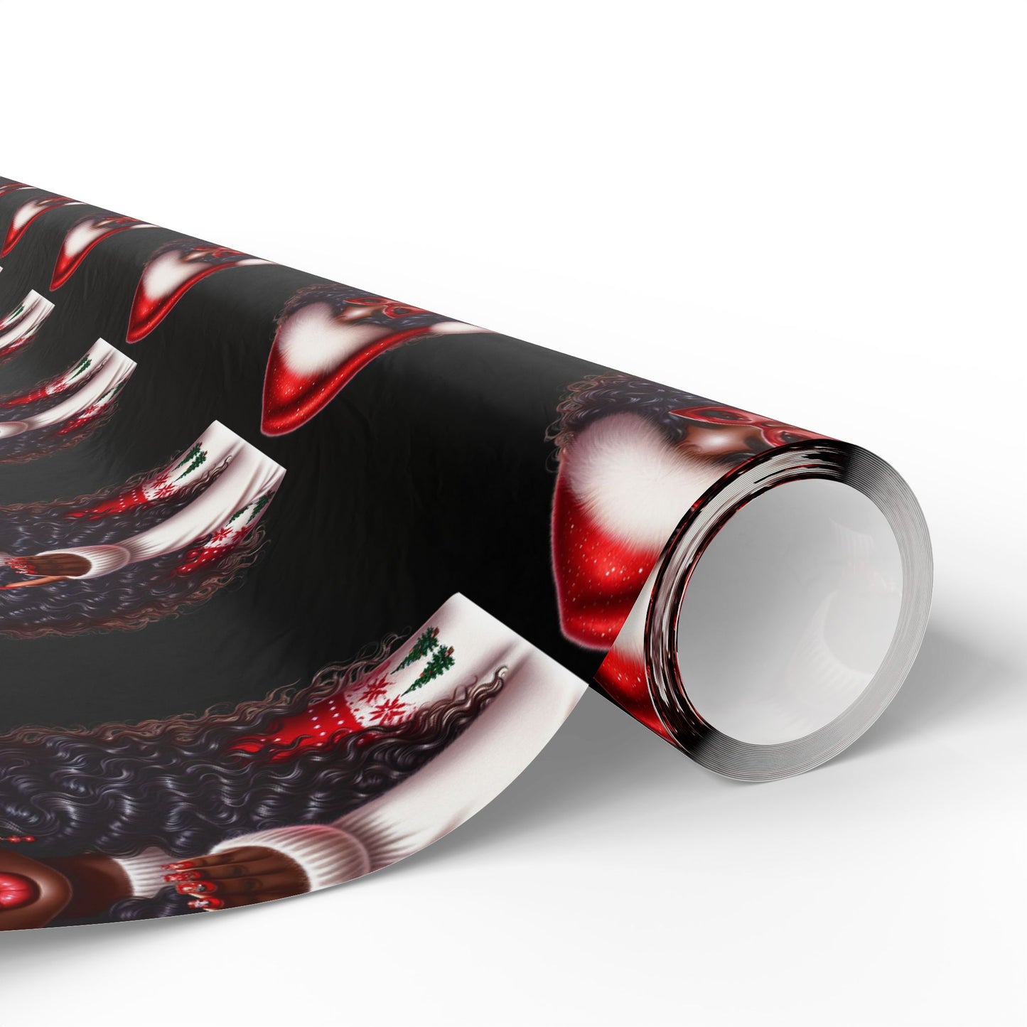 Melanin Barbie Christmas Wrap