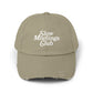 Slow Mornings Club Distressed Dad Hat