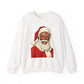Black Santa Unisex Heavy Blend™ Crewneck Sweatshirt