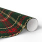 Evergreen Plaid Christmas Wrapping Paper 🎄✨