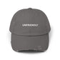UNFRIENDLY Unisex Distressed Cap