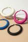 Puffy hoop earrings