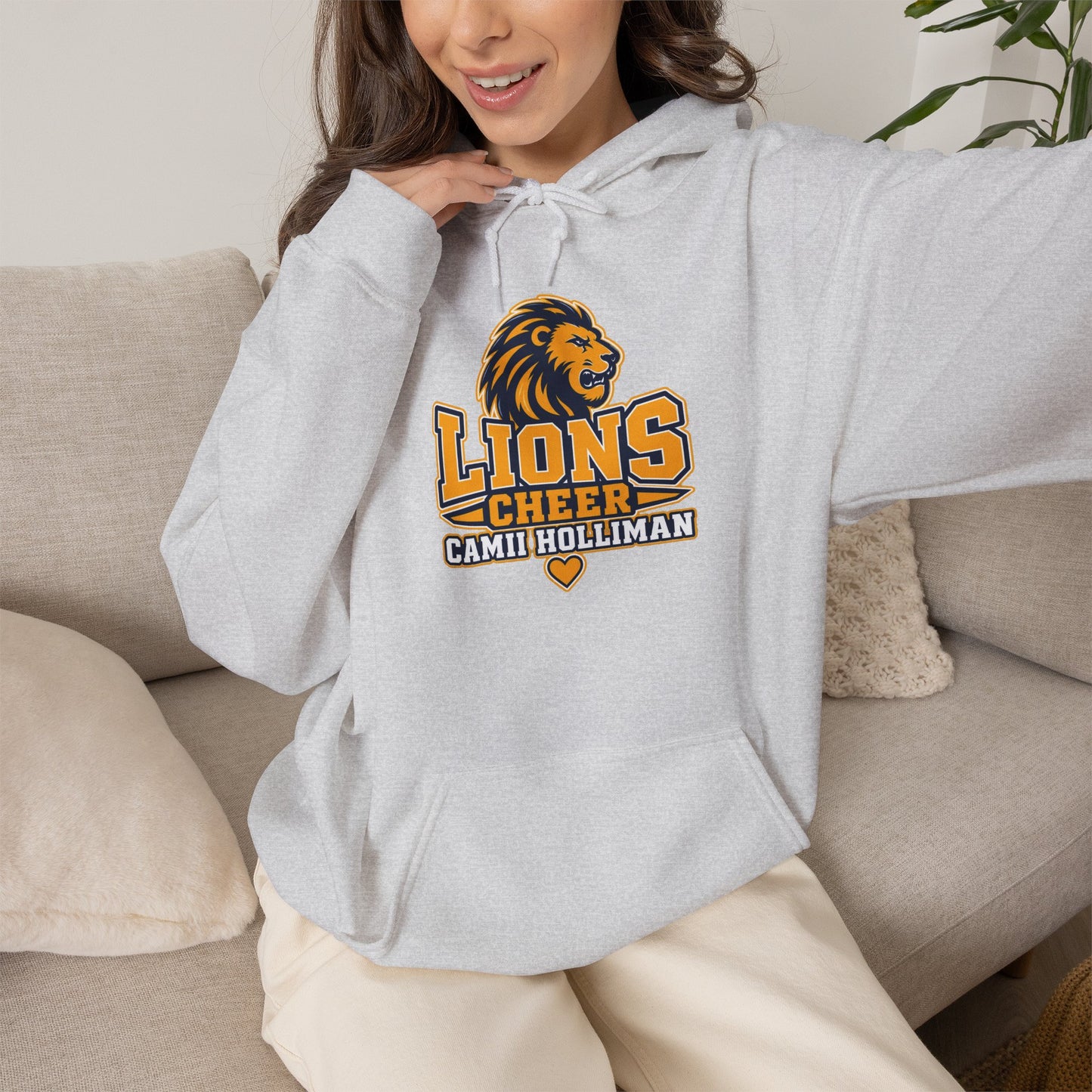 LIONS CHEER -  Hooded Sweatshirt