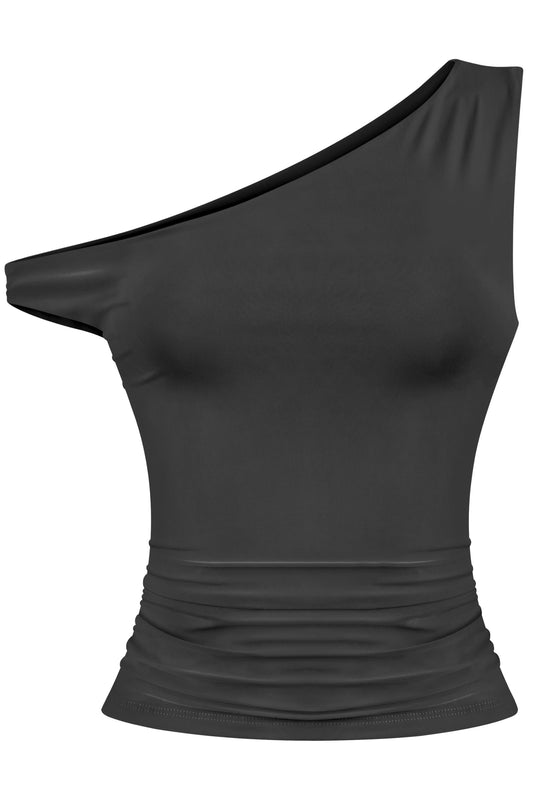 One-Side Moment Crop Top