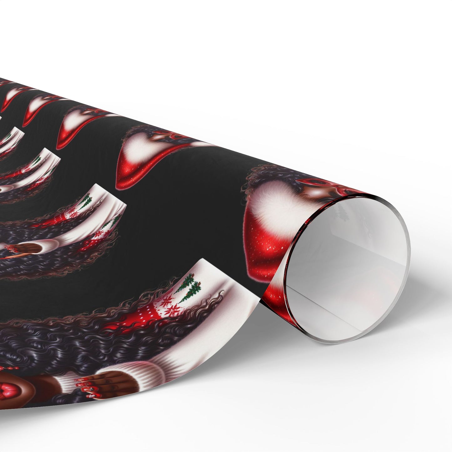 Melanin Barbie Christmas Wrap