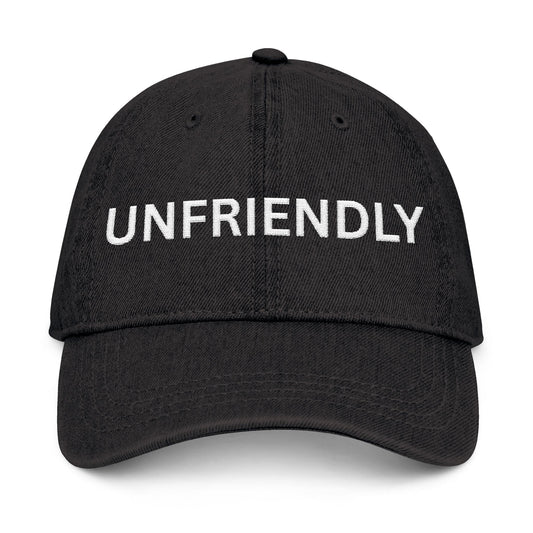 Unfriendly Unisex Denim Hat