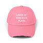 Lover of Canceled Unisex Distressed Cap