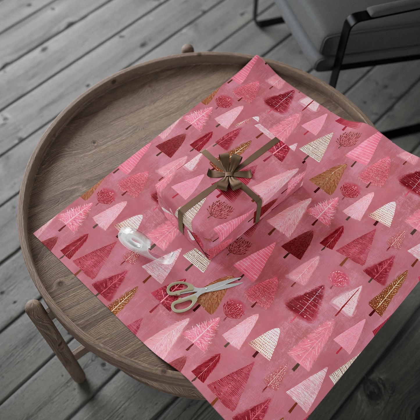 Pretty in Pink Pine Wrap