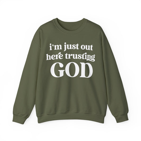 Trusting God Crewneck