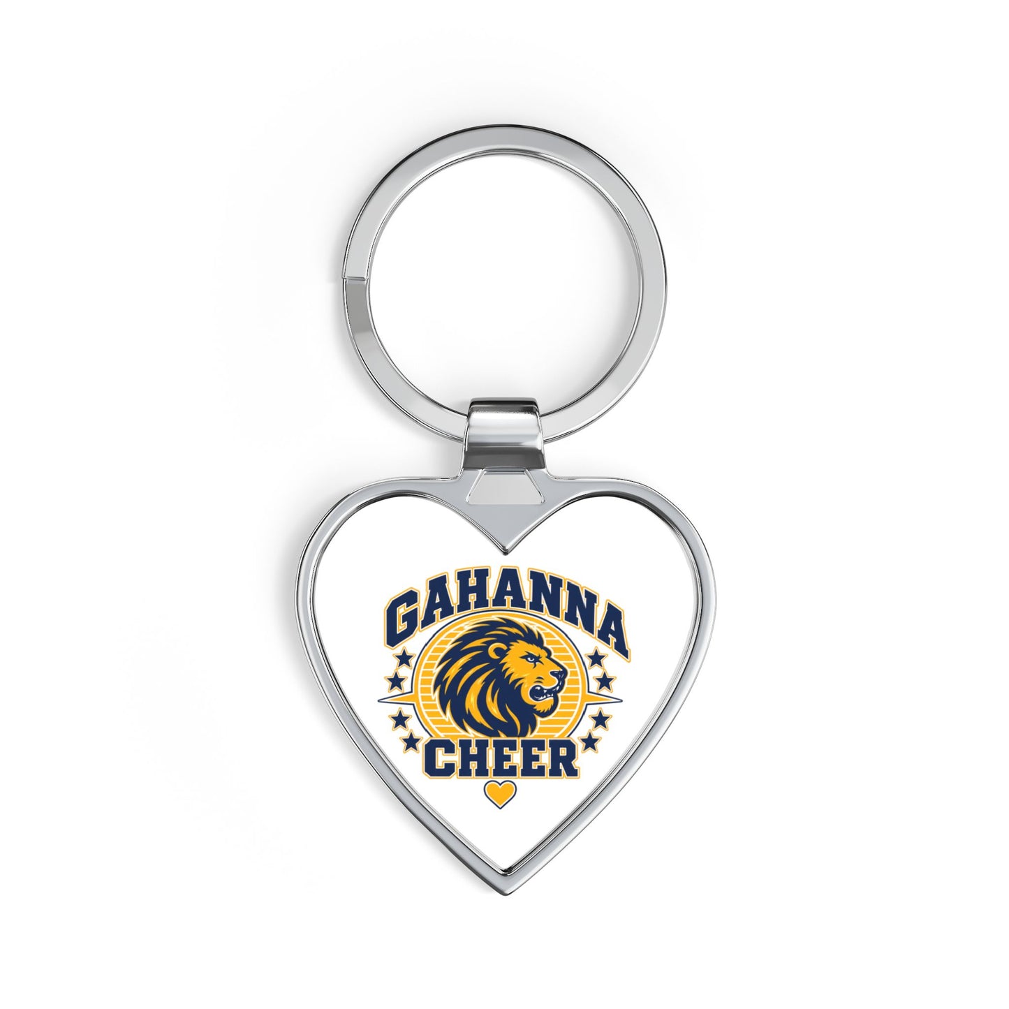 GAHANNA CHEER Heart Keychain