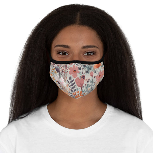 Rose Garden Fitted Face Mask