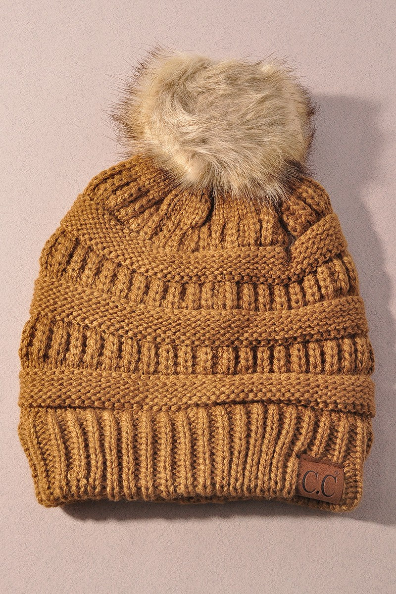 Cozy Luxe Pom Beanie