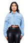 Boss Flow Crop Shacket