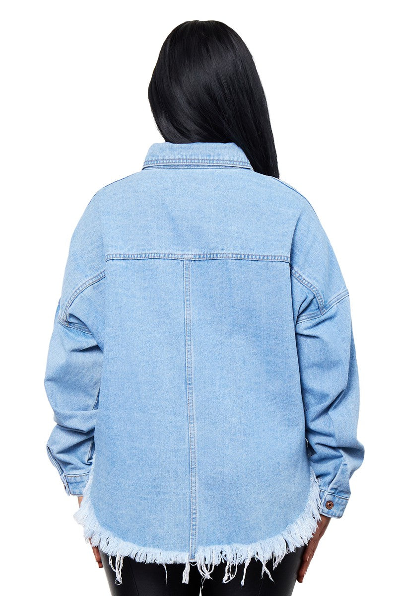 Boss Flow Crop Shacket