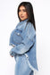 Boss Flow Crop Shacket