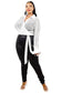 Knitted Tie Waist See-through Crop Top
