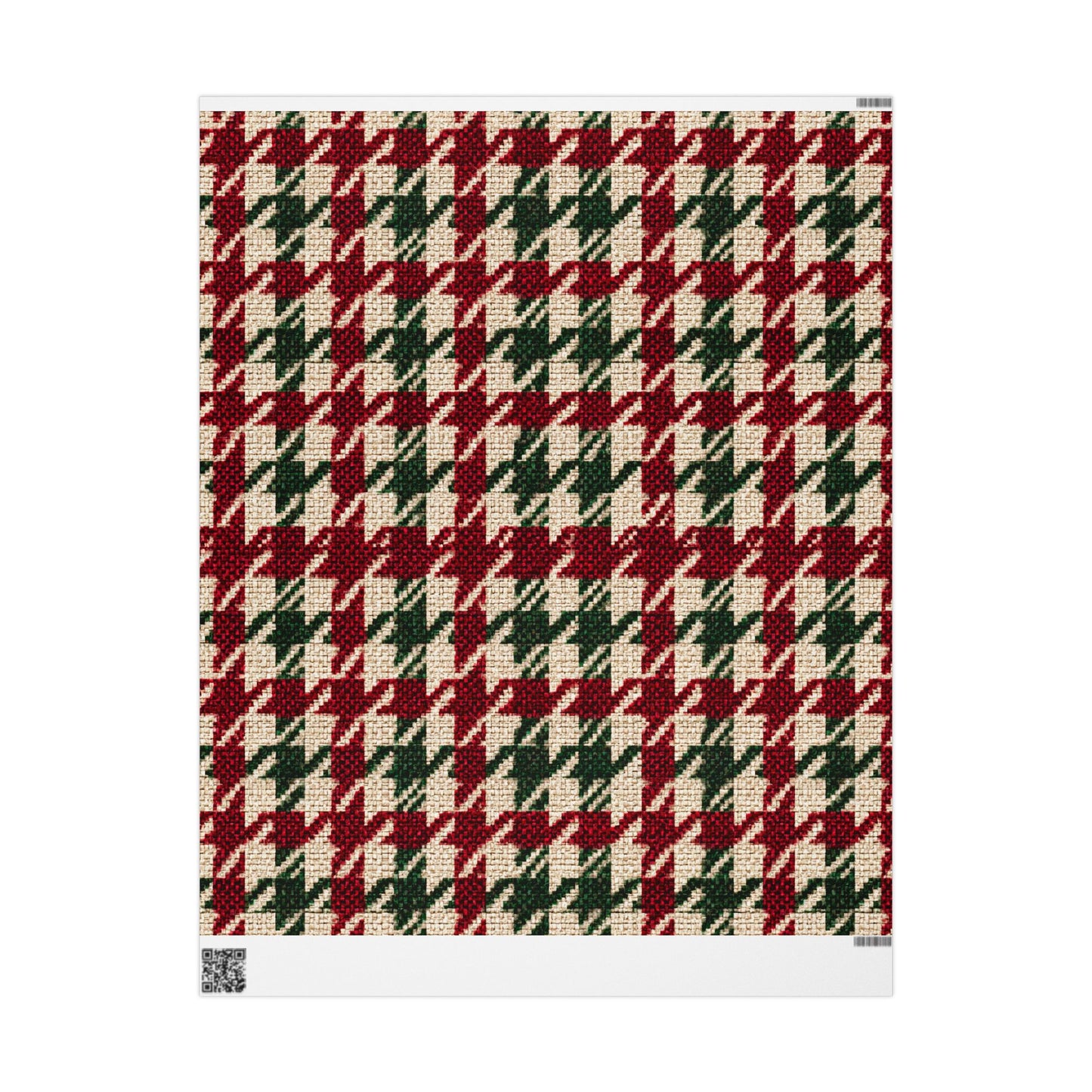 Holiday Houndstooth Wrapping Paper ❤️🎄