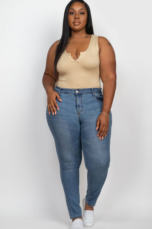 tan bodysuit, bodysuit, plus size bodysuit, women's bodysuit, women's tops, plus sized tops, plus size bodysuits, 2024 plus size, women's tops, women's fashion, trendy fashion, trendy women's clothes,