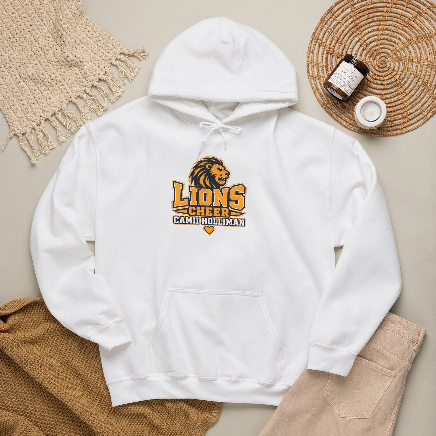 LIONS CHEER -  Hooded Sweatshirt