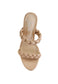 MI AMOR BRAIDED STRAP BLOCK HEELS