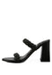 MI AMOR BRAIDED STRAP BLOCK HEELS