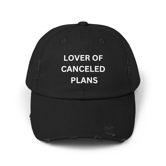 Lover of Canceled Unisex Distressed Cap