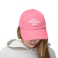 Slow Mornings Club Distressed Dad Hat
