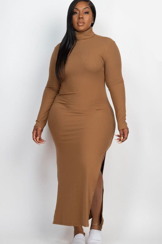 curvy dresses Curvy Long Sleeve Dress – KIM'S