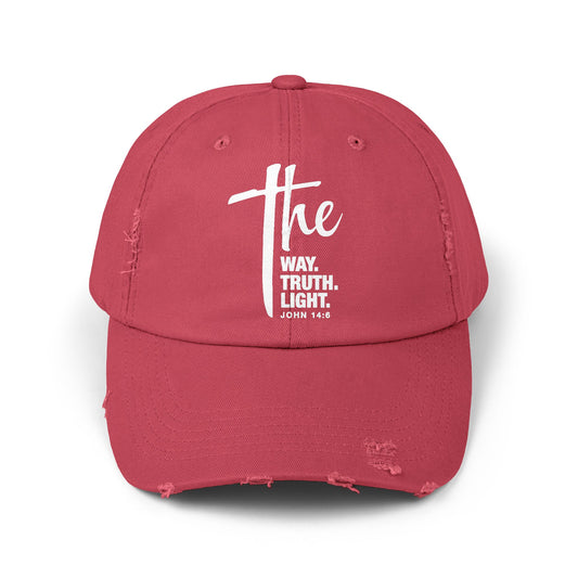 The Way Unisex Distressed Dad Hat