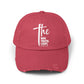 The Way Unisex Distressed Dad Hat