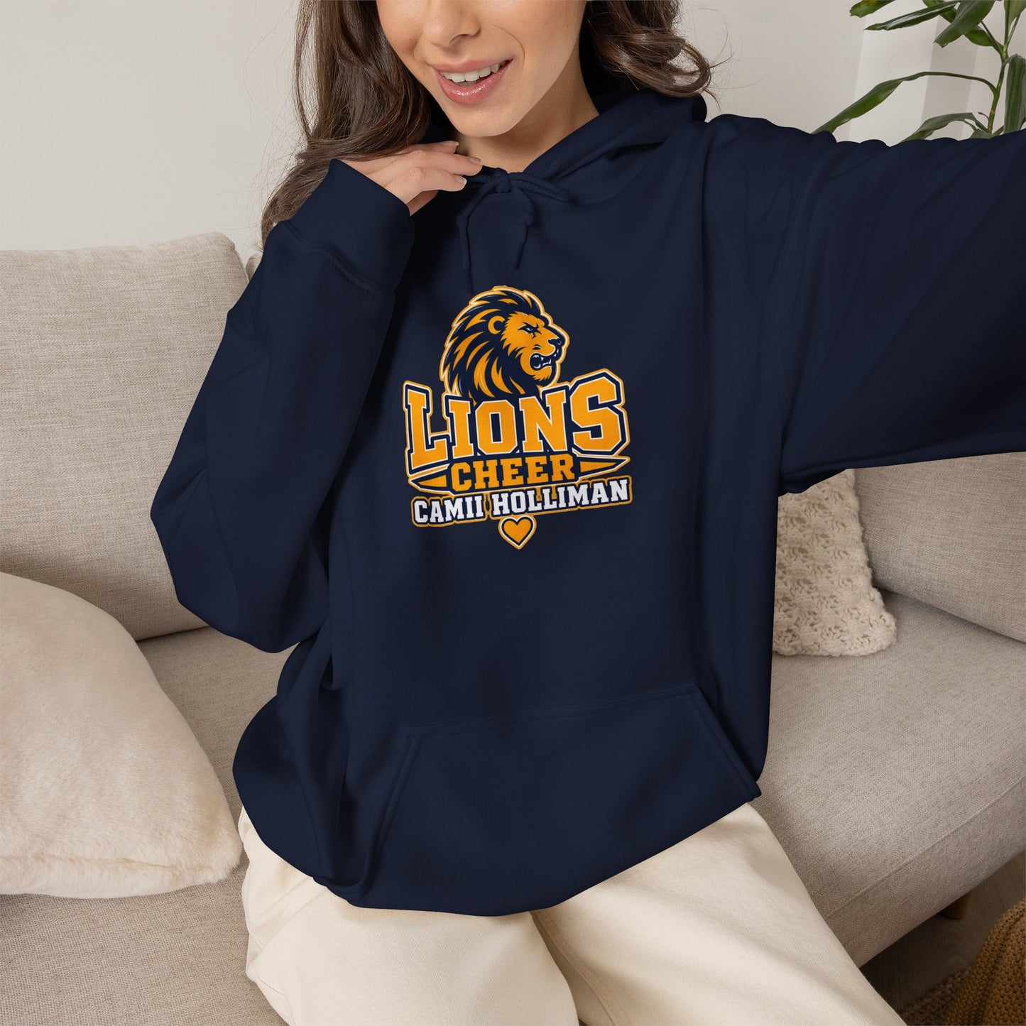 LIONS CHEER -  Hooded Sweatshirt