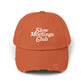 Slow Mornings Club Distressed Dad Hat