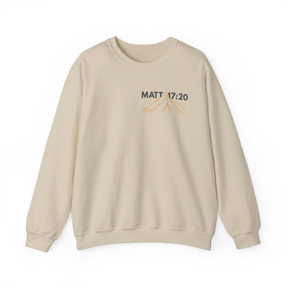 Faith Can Move Mountains Crewneck