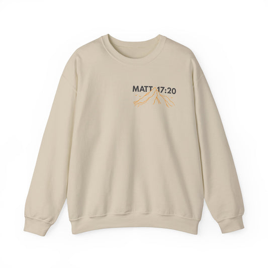 Faith Can Move Mountains Crewneck