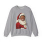 Black Santa Unisex Heavy Blend™ Crewneck Sweatshirt
