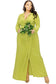 Bishop Sleeve Button Down Maxi Dress