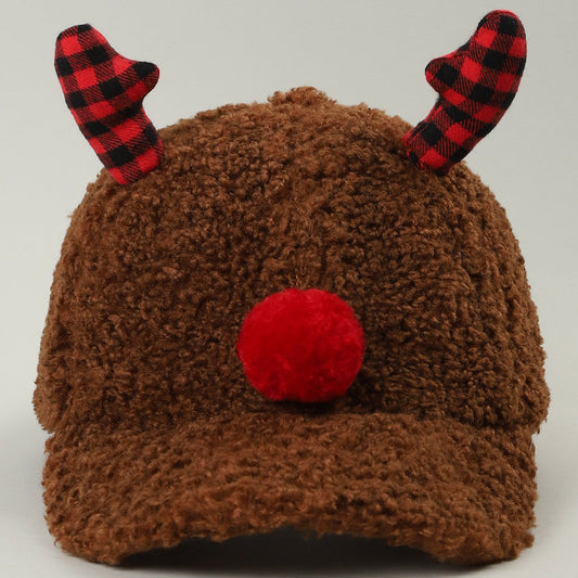 Rudolph Reindeer Baseball Hat