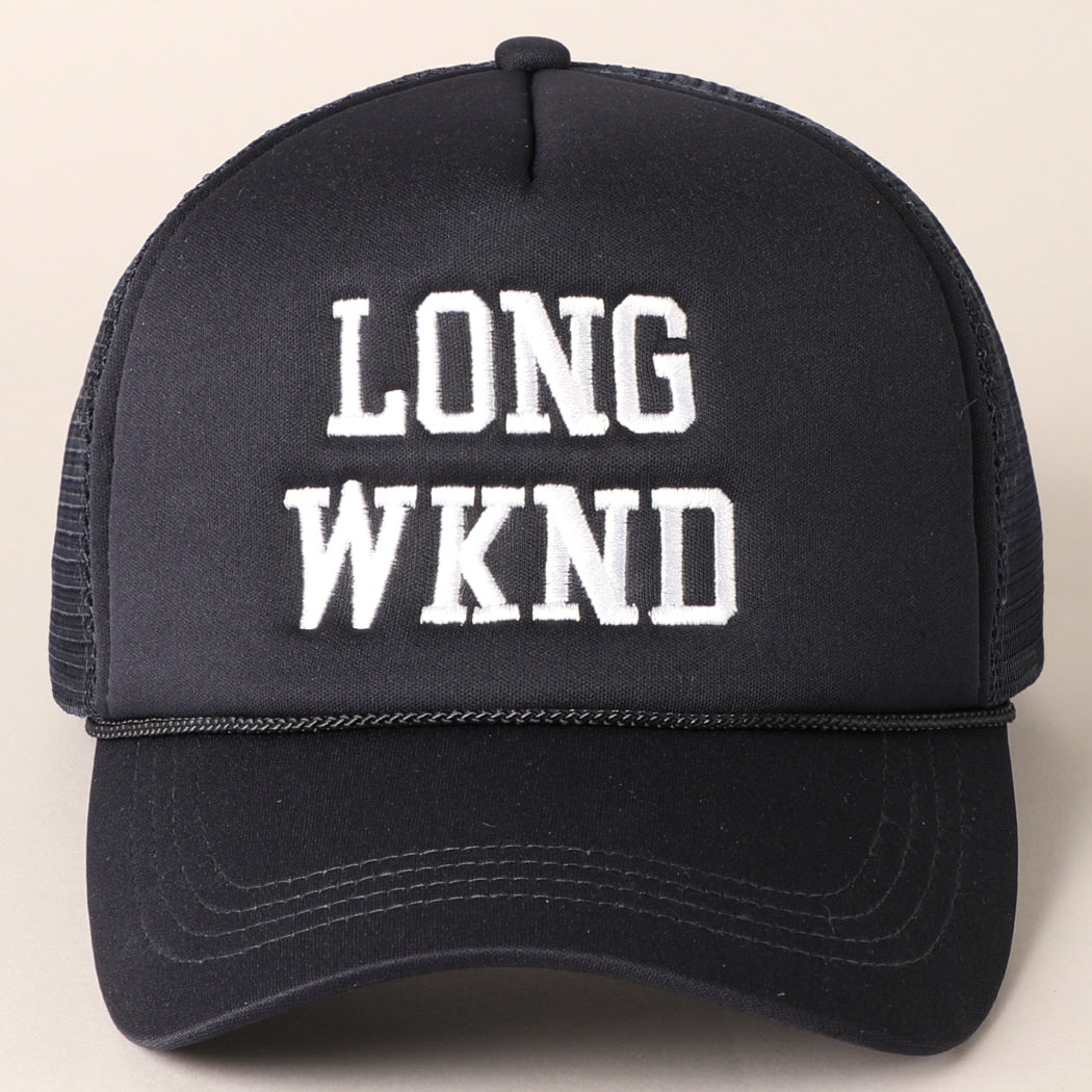 Long Weekend Foam Trucker Hat