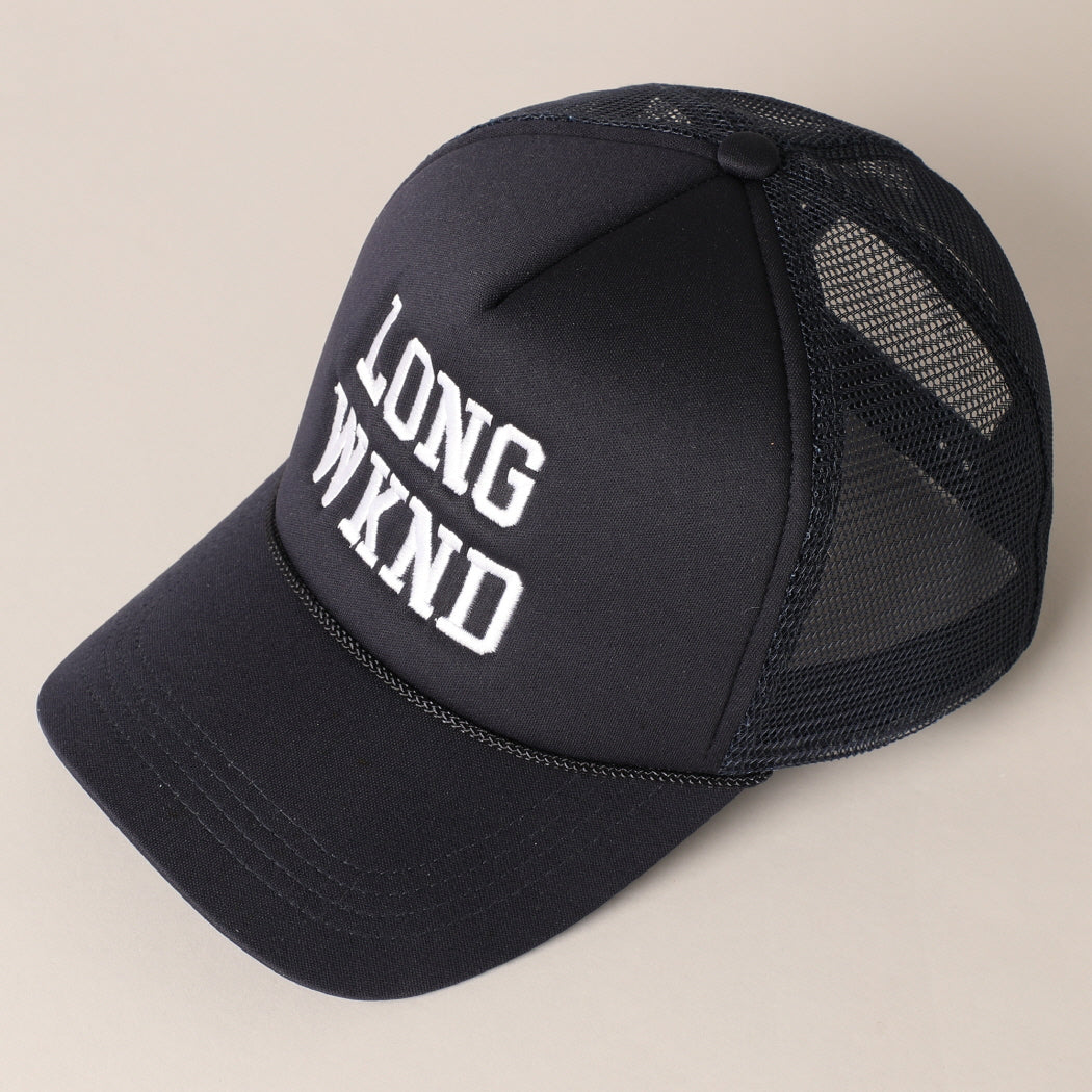 Long Weekend Foam Trucker Hat