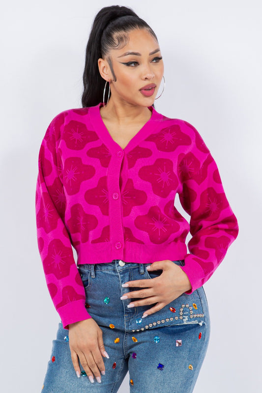 Bloom & Button Knit Cardigan