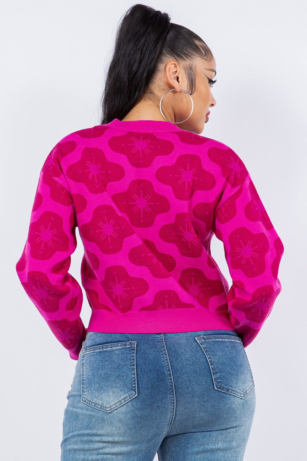 Bloom & Button Knit Cardigan