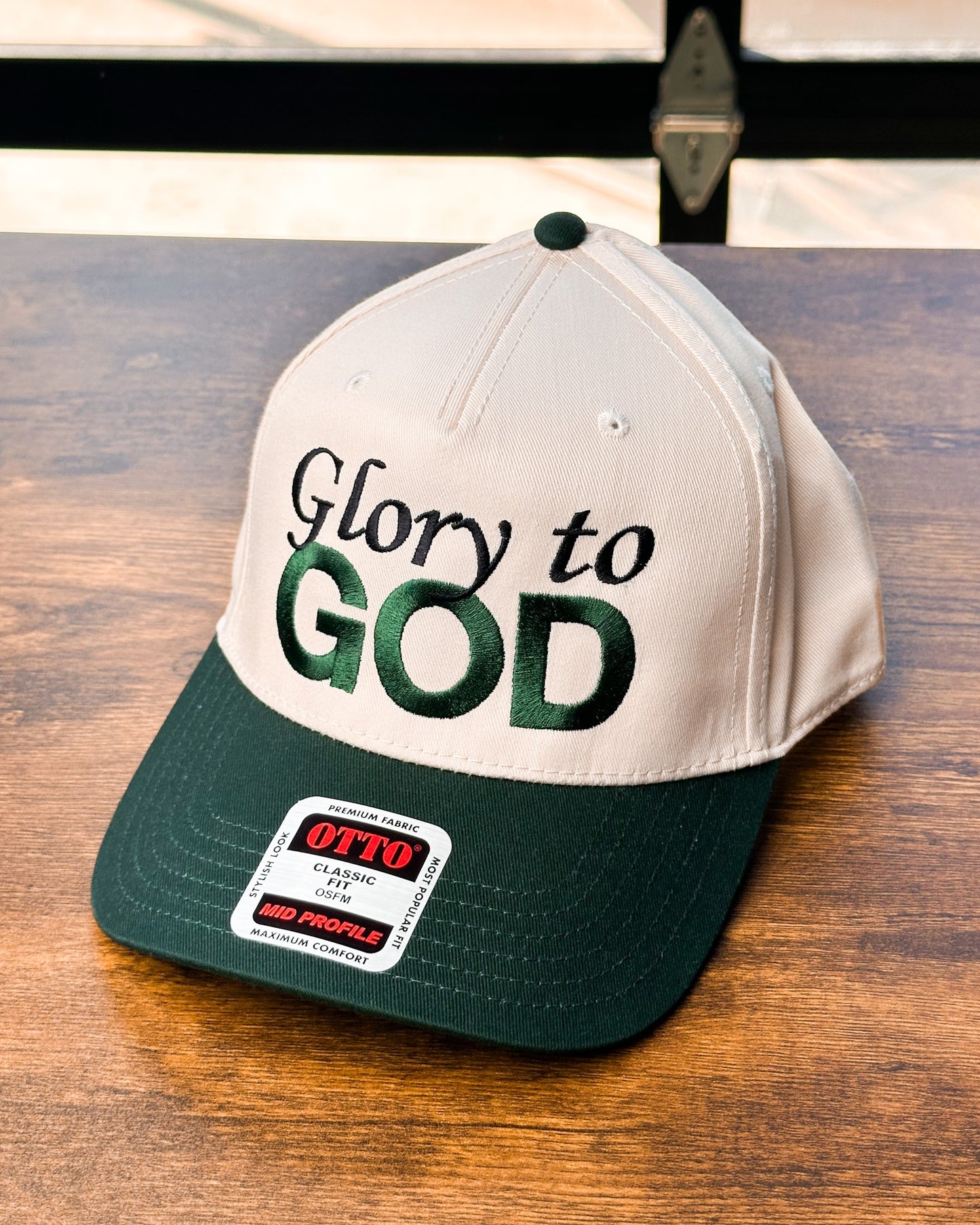 Glory To God Embroidered Hat