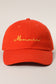 Mommin Typography Embroidered Dad Hat
