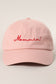 Mommin Typography Embroidered Dad Hat