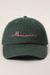 Mommin Typography Embroidered Dad Hat