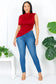 Sculpted Drama Top