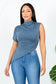Sculpted Drama Top