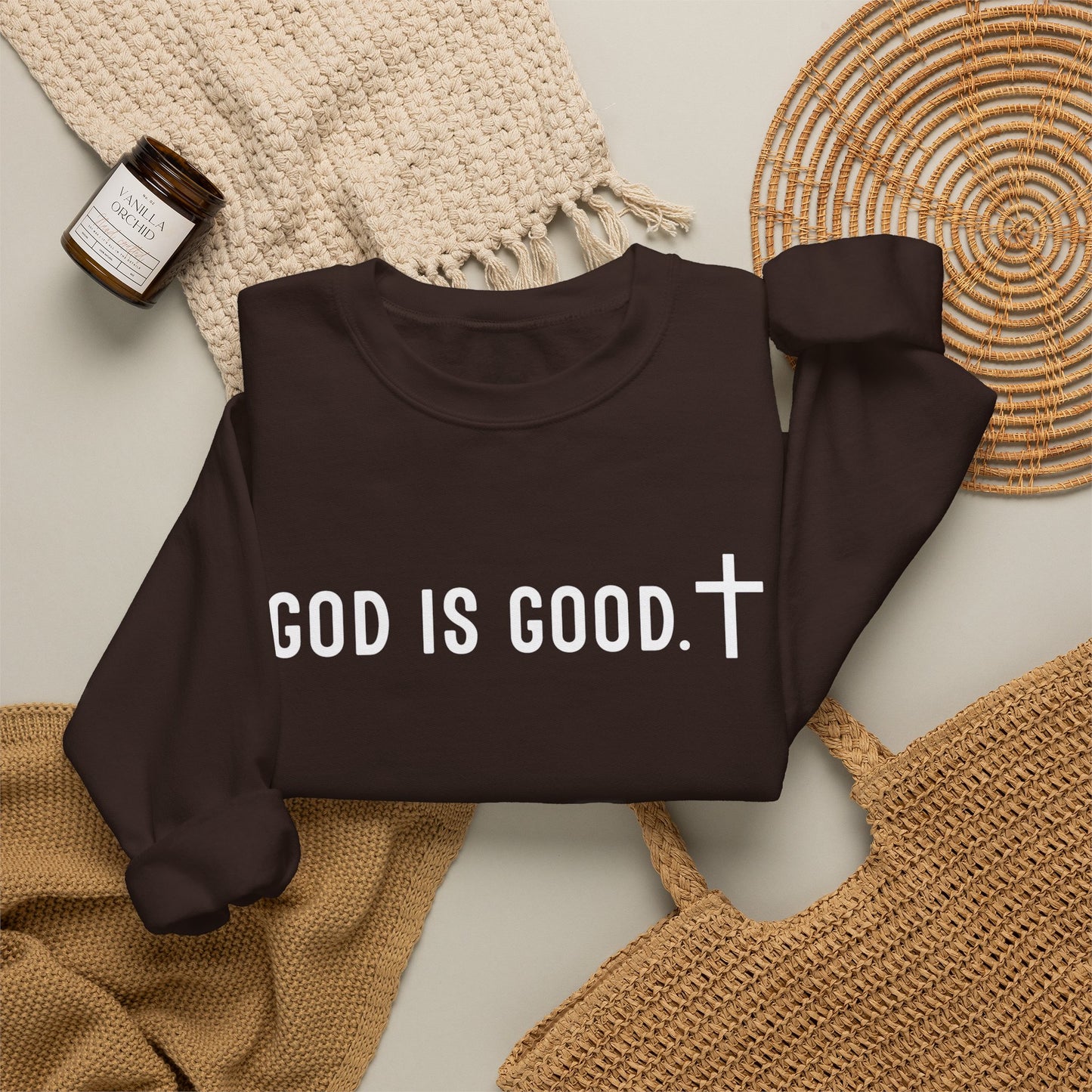 GOD IS GOOD Crewneck Sweatshirt